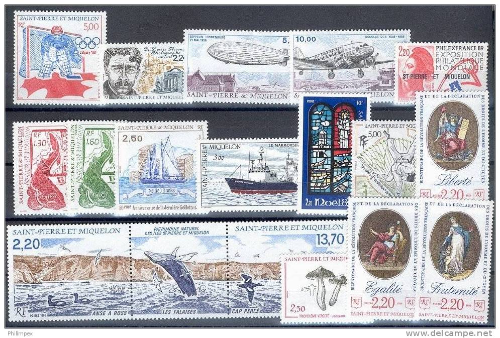 ST. PIERRE & MIQUELON, VERY NICE COLLECTION, ONLY DIFFERENT, ALL MNH! - Ungebraucht
