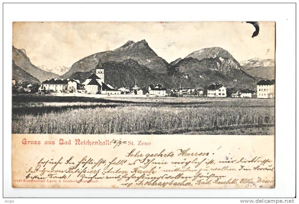 CPA---Allemagne ---Bavière >   -----BAD REICHENHALL----GRUSS AUS Bad Reichenhall---- - Bad Reichenhall