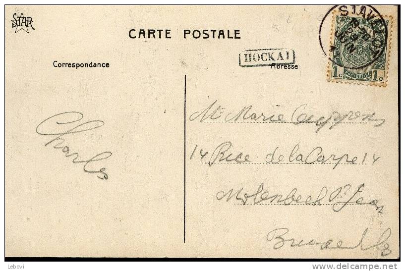 Belgique - CV Ayant Circulé (1911) : Griffe De HOCKAI - Linear Postmarks