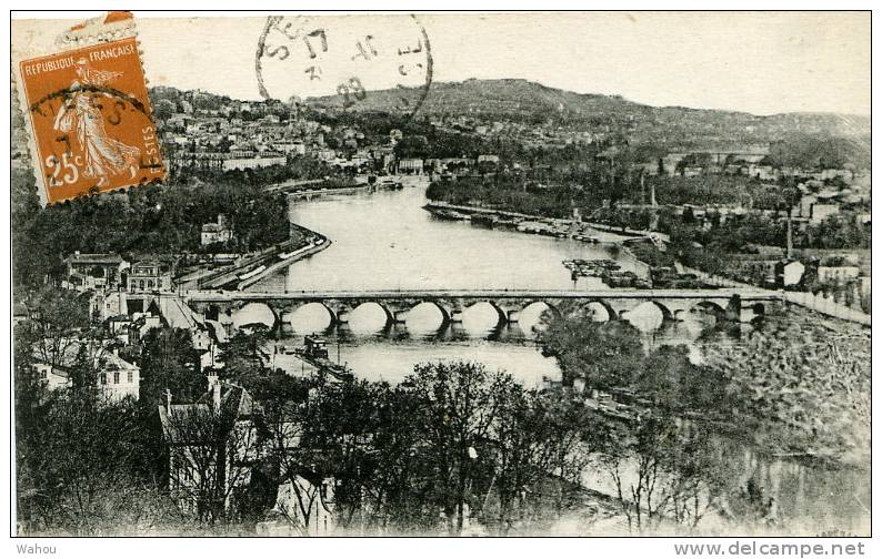 SEVRES   - Panorama Pris De Bellevue, La Boucle De La Seine, Le Font De Sèvres, Boulogne, St-Cloud...  (1928) - Sevres