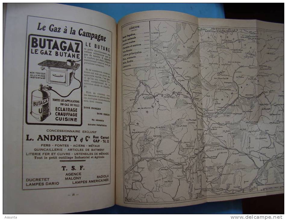 Guide Illustré De Gap Et Son Climat  - 1933 -  64 P.  Cartes, Photos, Pub. Imp. VOllaire Gap - Provence - Alpes-du-Sud