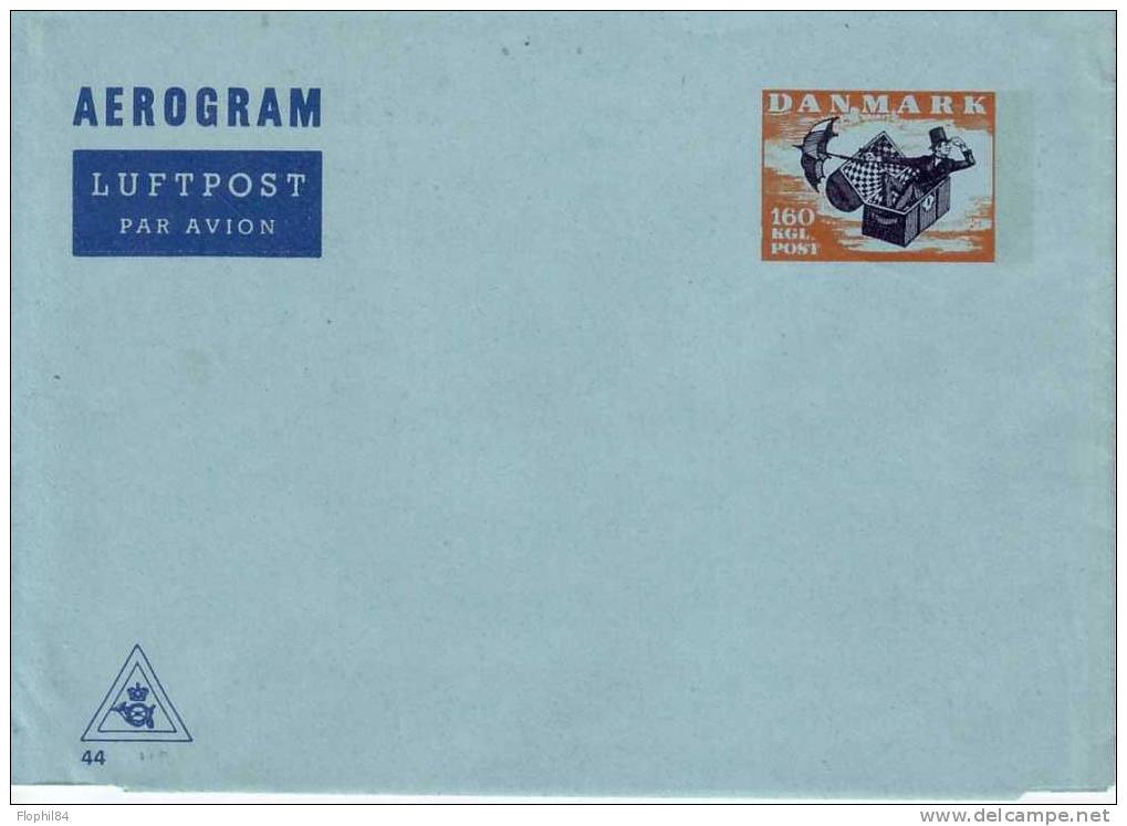 DANEMARK - ENTIER POSTAL AEROGRAMME - NEUF - Interi Postali