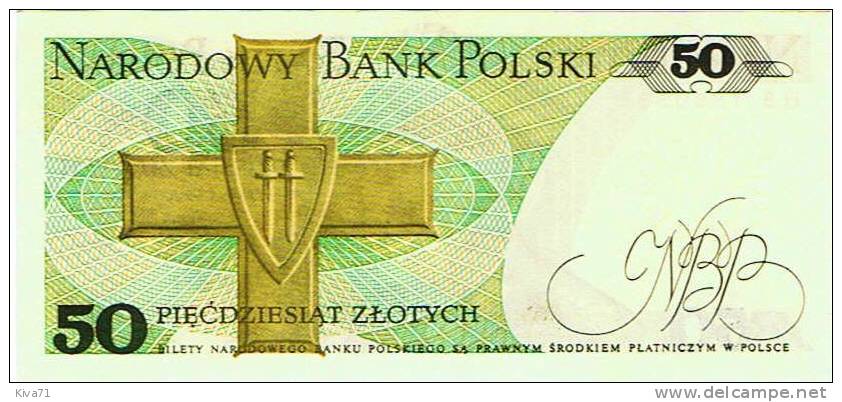 50 Zlotych "POLOGNE"  1988 UNC  Bc 74 - Pologne