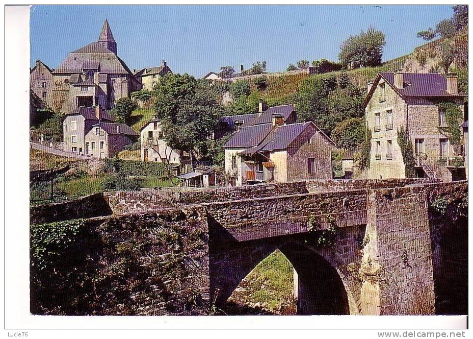 TREIGNAC -  Un Aperçu Sur Le Vieux Pont Et L´Eglise  (XIIè Et XIVè S.) - Treignac