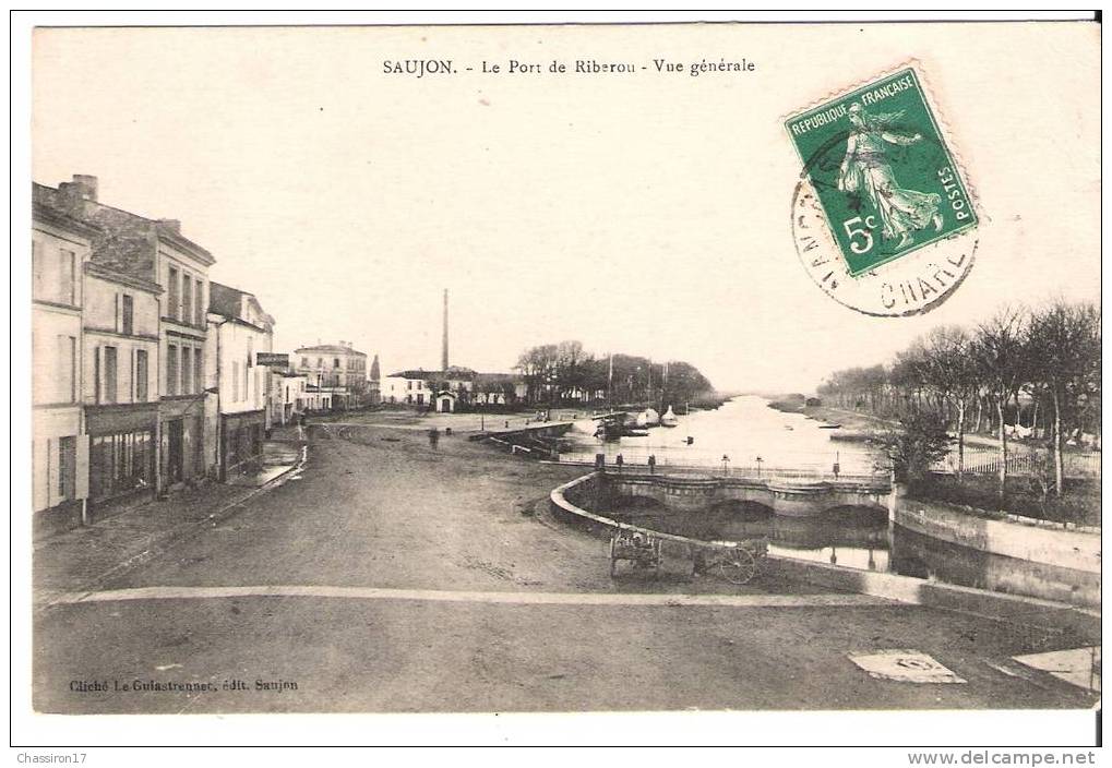 17 -   SAUJON  - Le Port De RIBEROU - Vue Générale - Saujon