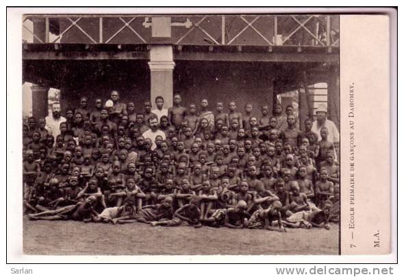 LOT-KO , DAHOMEY , Ecole De Garcons Au Dahomey - Dahomey