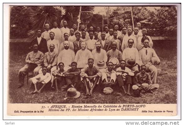 LOT-KO , DAHOMEY , Reunion Mensuelle Des Cathechistes De Porto Novo - Dahomey