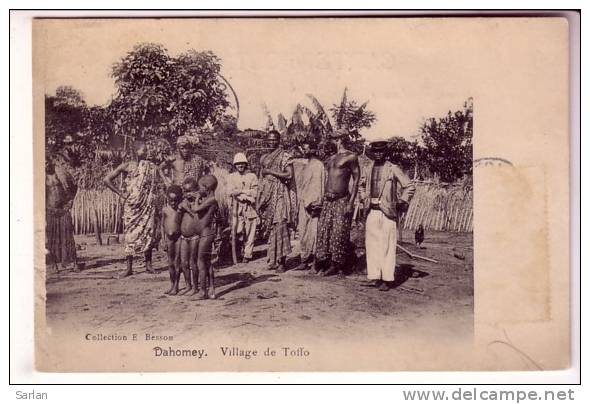 LOT-KO , DAHOMEY , Collection BESSON , Village De Toffo - Dahomey