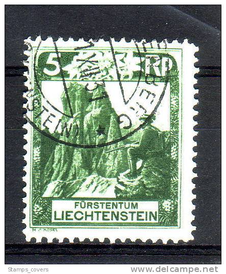 LIECHTENSTEIN USED MICHEL 95 €2.50 - Gebruikt