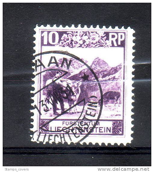 LIECHTENSTEIN USED MICHEL 96 €2.50 - Oblitérés