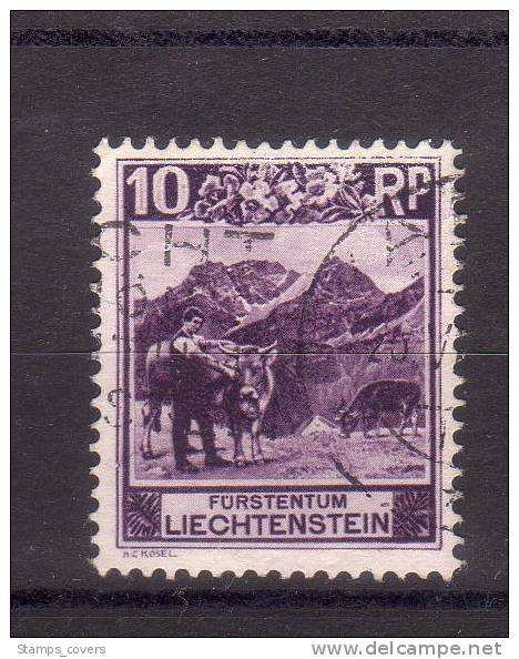 LIECHTENSTEIN USED MICHEL 96 €2.50 - Oblitérés