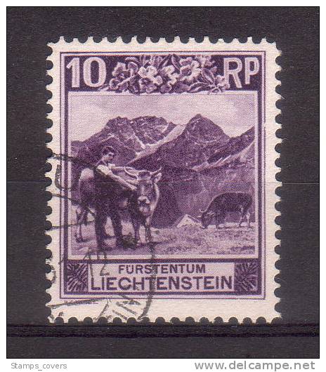 LIECHTENSTEIN USED MICHEL 96 €2.50 - Gebruikt