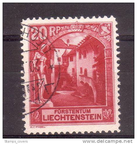 LIECHTENSTEIN USED MICHEL 97 €3.50 - Gebruikt