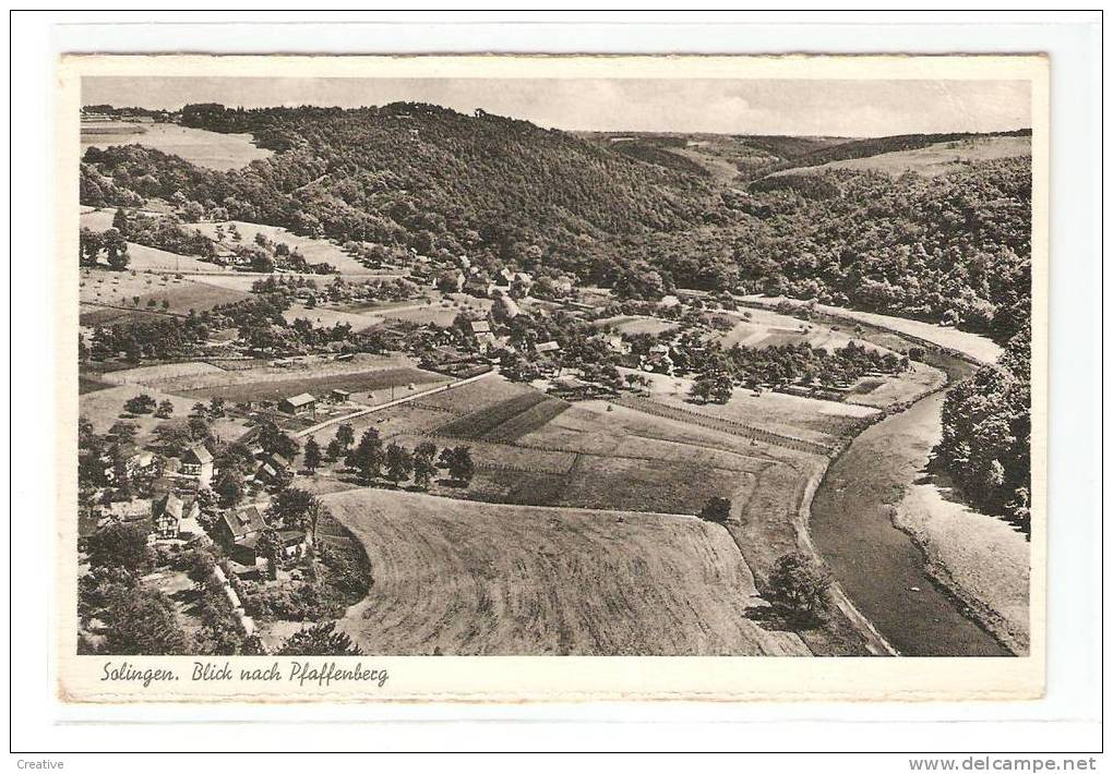 Solingen.Blick Nach Pfaffenberg - Gelaufen 1954 - Solingen