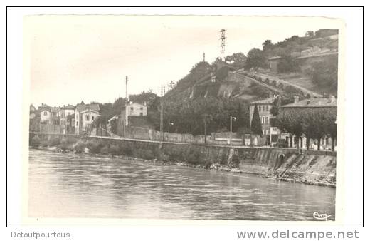 Cpsm GIVORS 69700 Thône Quai Du Chateau ( Vers 1940/1950 Rare Cp ) - Givors