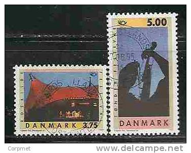 DENMARK - NORDEN 95 - TOURISME - Yvert # 1108/9 -  VF USED - Oblitérés