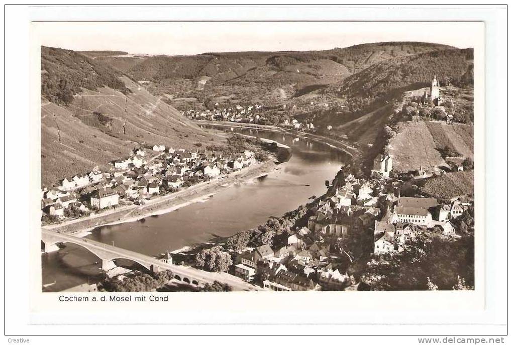 Cochem A.d.Mosel Mit Cond  - Gelaufen 1954 - Cochem