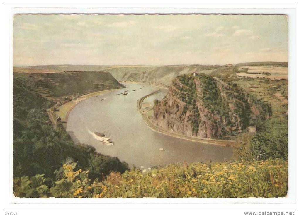 Blick Auf Den LORELEYFELSEN Am Rhein - Loreley