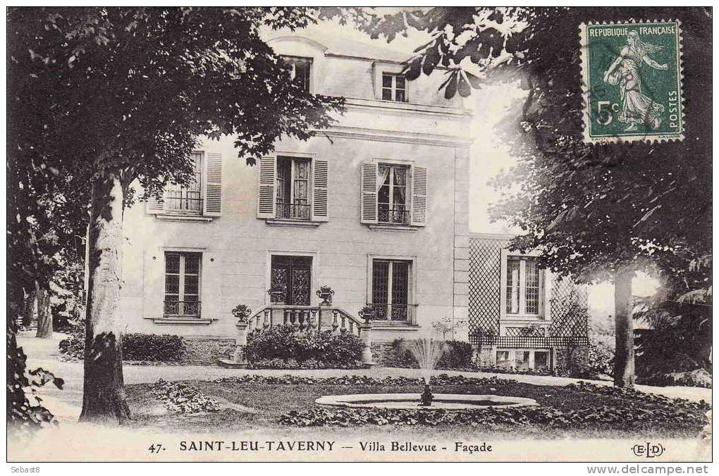 SAINT LEU TAVERNY VILLA BELLEVUE FACADE - Taverny