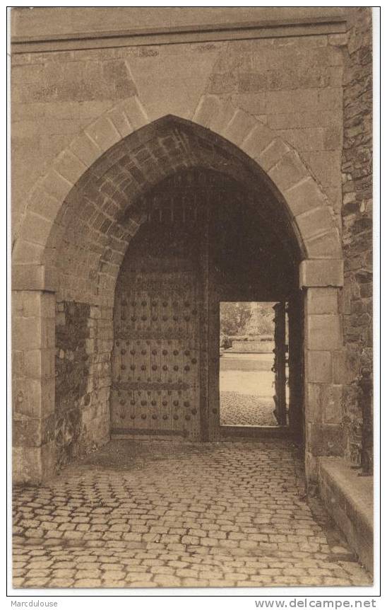 Gaasbeek - Gaesbeek (Lennik). Kasteel. Voorportaal. Ingangspoort. Château. Porche. Porte D´entrée. - Lennik