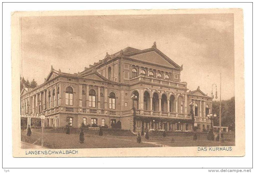 Allemagne  Langenschwalbach   Das Kurhaus - Darmstadt