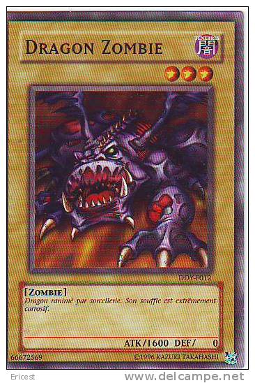 - DRAGON ZOMBIE DDY F012 BON ETAT - Yu-Gi-Oh