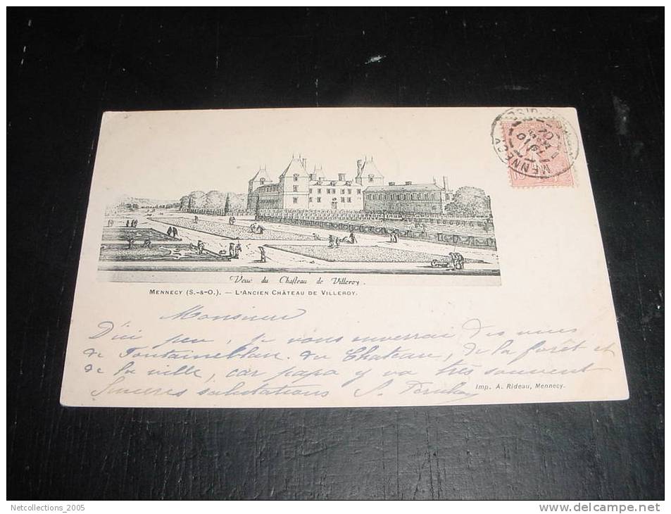 MENNECY - L'ANCIEN CHATEAU DE VILLEROY - 91 ESSONNE - CARTE POSTALE FRANCE - Mennecy