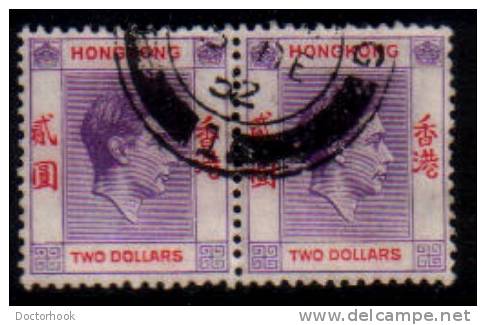 HONG KONG   Scott #  164A   F-VF USED Pair - Usati