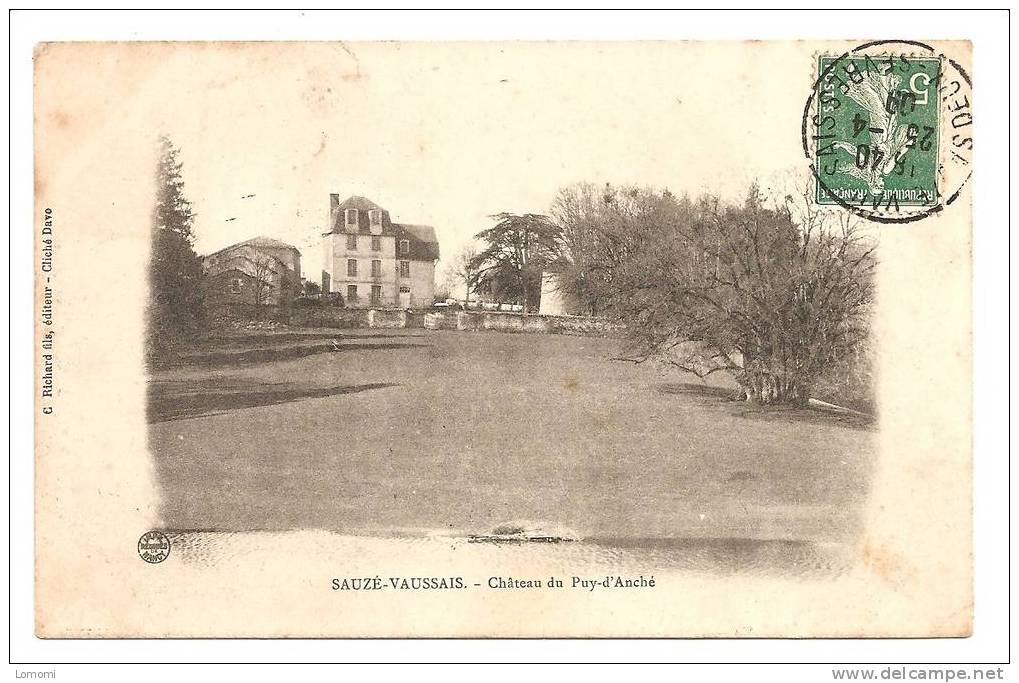 Château Du Puy D'Anché - 2 Scan.. - - Sauze Vaussais