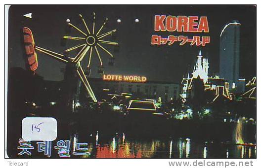 Télécarte COREE DU SUD Reliée (15)  Phonecard SOUTH KOREA  * Telefonkarte SUD KOREA Verbunden - Japan - Kultur