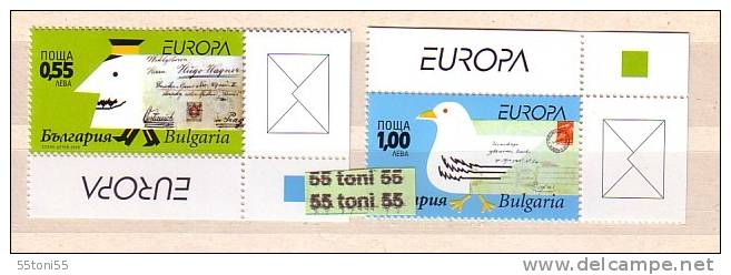 Bulgarie  2008 Europe CEPT "Writing Letters 2v.- MNH - 2008