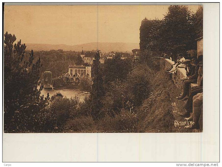 Panorama Du Gave De La Terrasse De SAUVETERRE-DE-BÉARN. - Sauveterre De Bearn