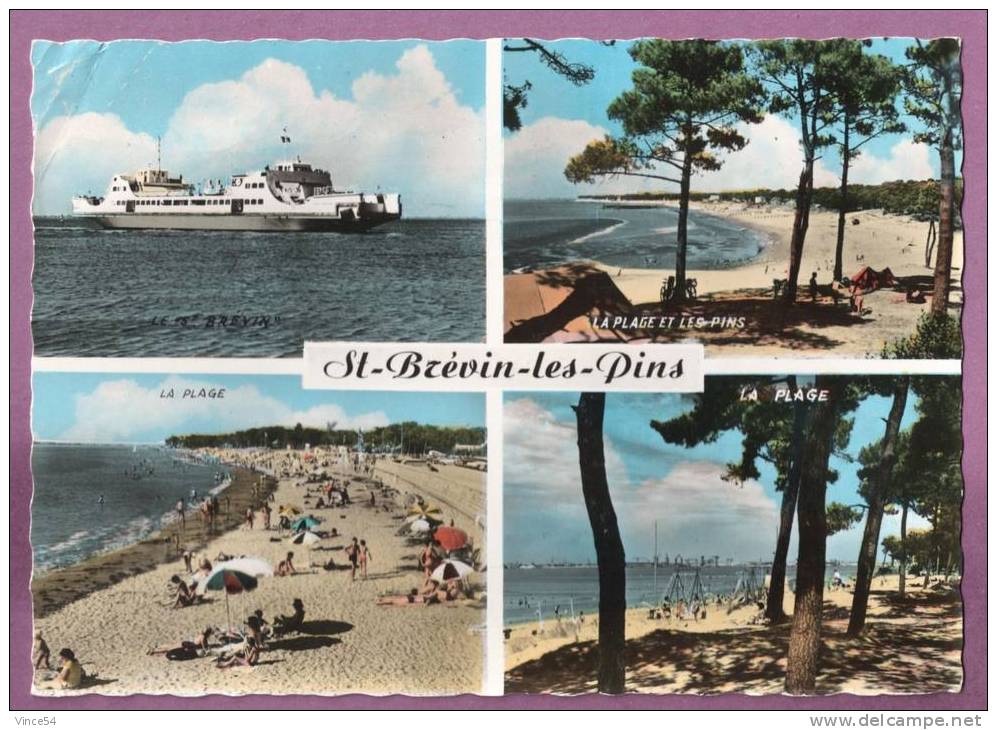 SAINT BREVIN LES PINS - Multivues. 1964. Cie Des Arts Photomécaniques. Paris. N° 1741 - Saint-Brevin-les-Pins