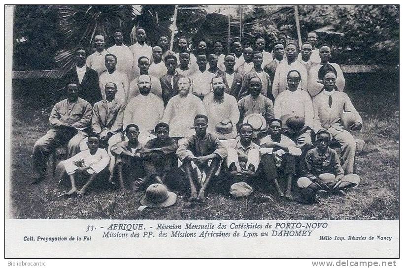 DAHOMEY - LA REUNION MENSUELLE DES CATECHISTES DE PORTO-NOVO - Dahome