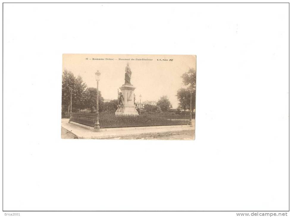 Romans Sur Isere.   Monument Des états Généraux. - Romans Sur Isere