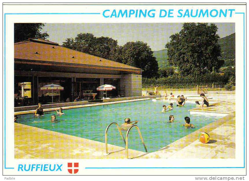 Carte Postale  73. Ruffieux  La Piscine Du Saumont Trés Beau Plan - Ruffieux