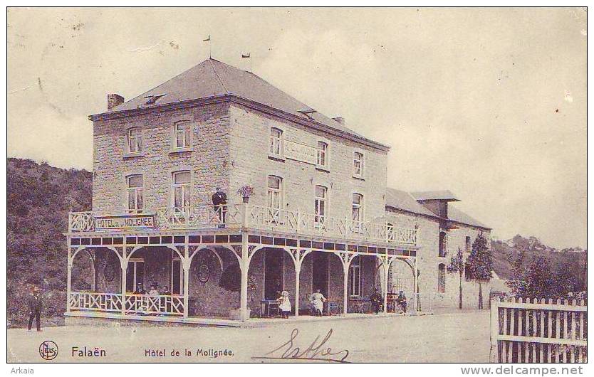 FALAEN = Hôtel De La Molignée - Carte Animée  (Nels)1913 - Onhaye