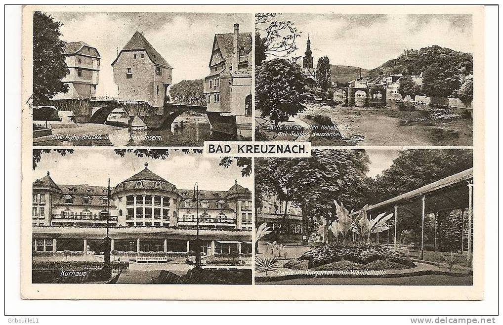 BAD KREUZNACH   -   * 4 ANSICHTEN *     -     VERLAG : V.P.W.  N°00517 - Bad Kreuznach