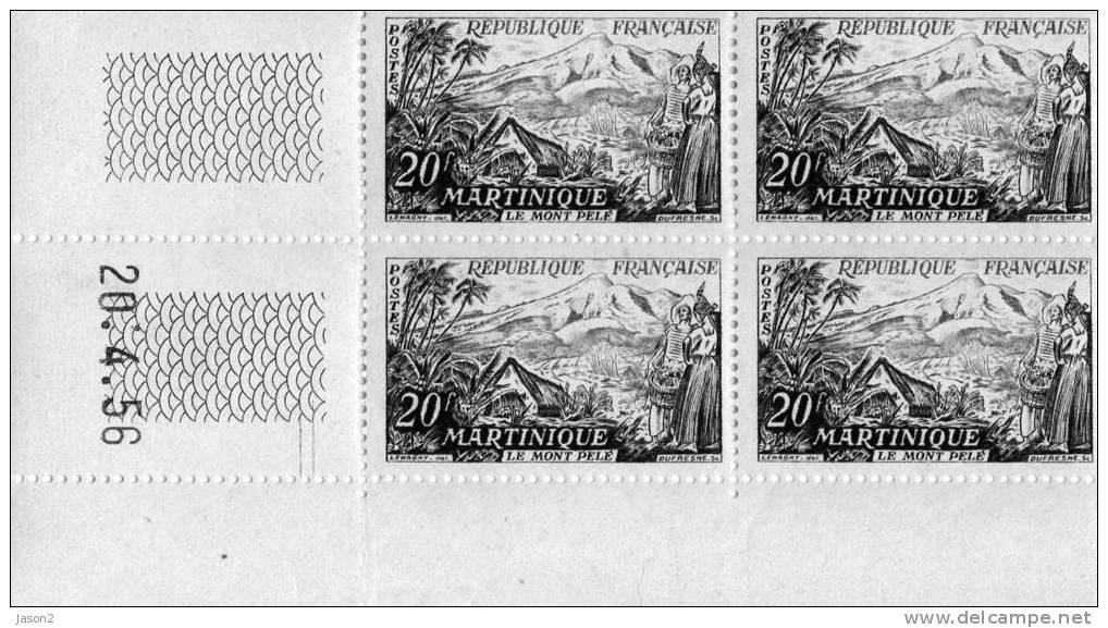Coin Date  Martinique 1956 - 1950-1959
