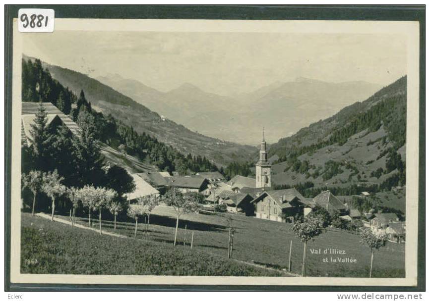 VAL D'ILLIEZ - TB - Val-d'Illiez 