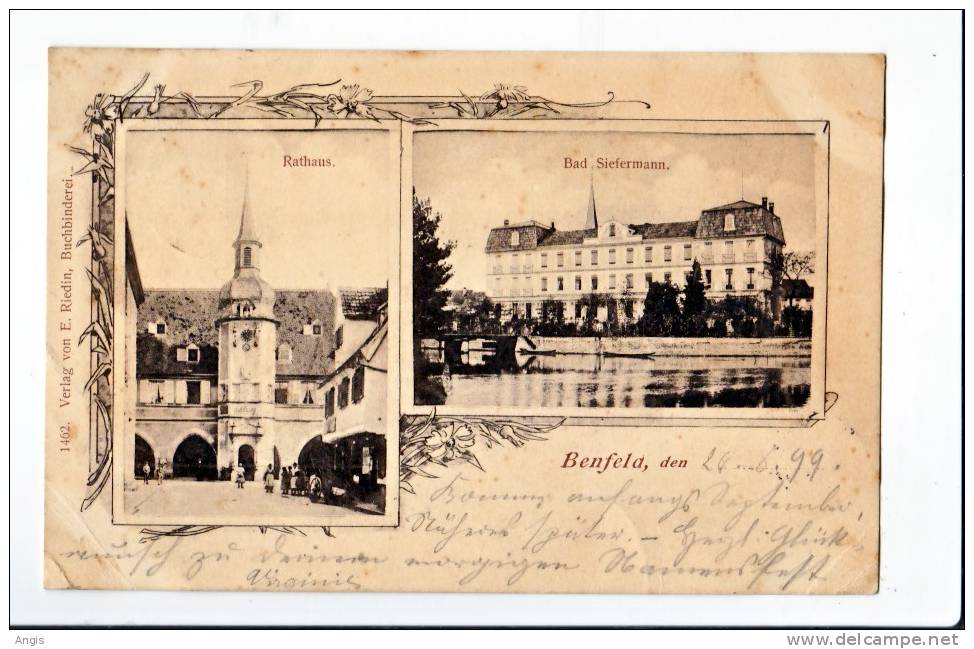 CPA---67----BENFELD---- BAD SIEFERMANN---RATHAUS--- - Benfeld