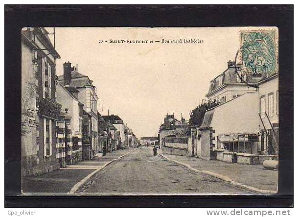 89 ST FLORENTIN Boulevard Betbedère, Ed ?, 1906 - Saint Florentin