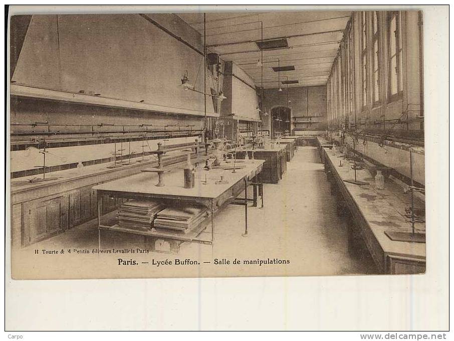 PARIS - Lycée Buffon. - Salle De Manipulations. - District 15