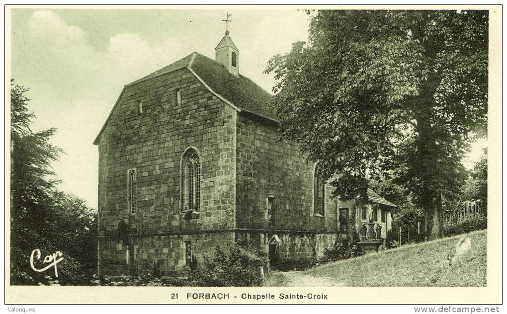 CPA Forbach - Chapelle Sainte Croix - Forbach