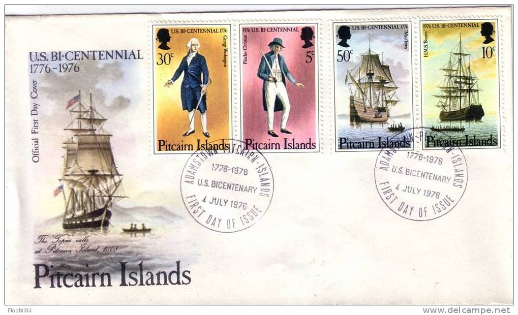 PITCAIRN ISLANDS -ADAMSTOWN PITCAIRN ISLANDS 4-7-1976 - Pitcairneilanden