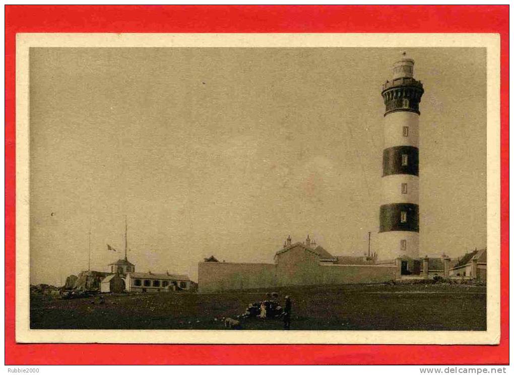 ILE DE OUESSANT PHARE DU CREACH CARTE EN BON ETAT - Ouessant