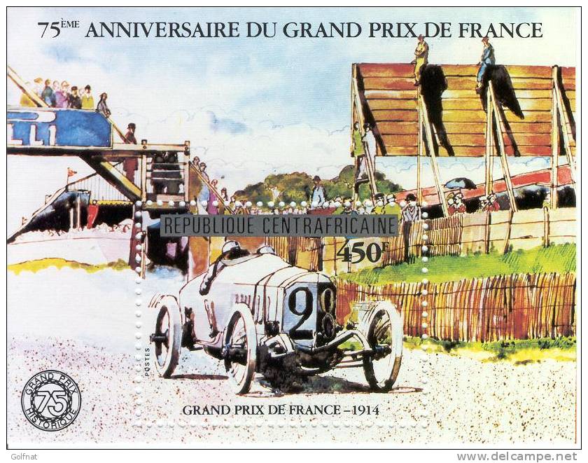 CENTRAFRIQUE BF GRAND PRIX DE FRANCE 1914 - Automovilismo