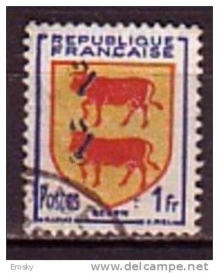 M0668 - FRANCE Yv N°901 - 1941-66 Wapenschilden