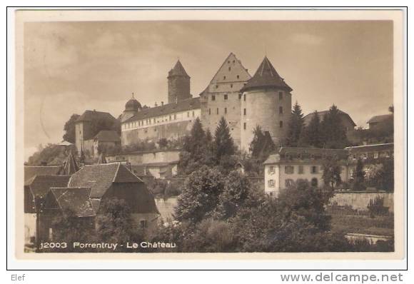 PORRENTRUY ( Jura Suisse) : Le Chateau ; 1928 ;TB - Porrentruy