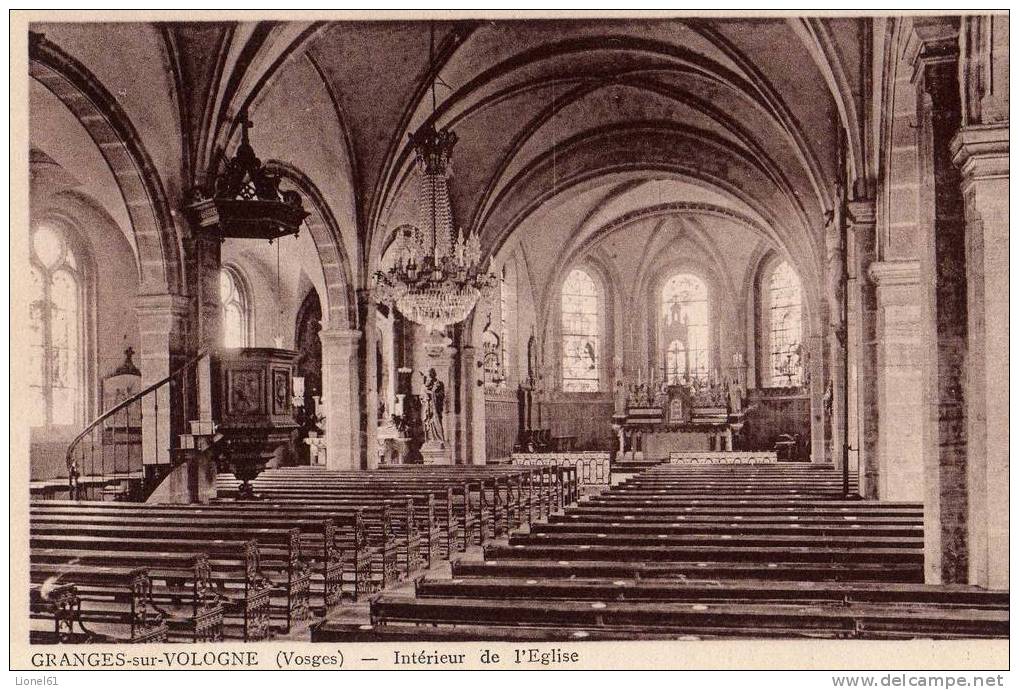 GRANGES-sur-VOLOGNE : (88) Intérieur De L'église - Granges Sur Vologne